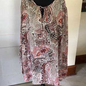 Studio C shear blouse